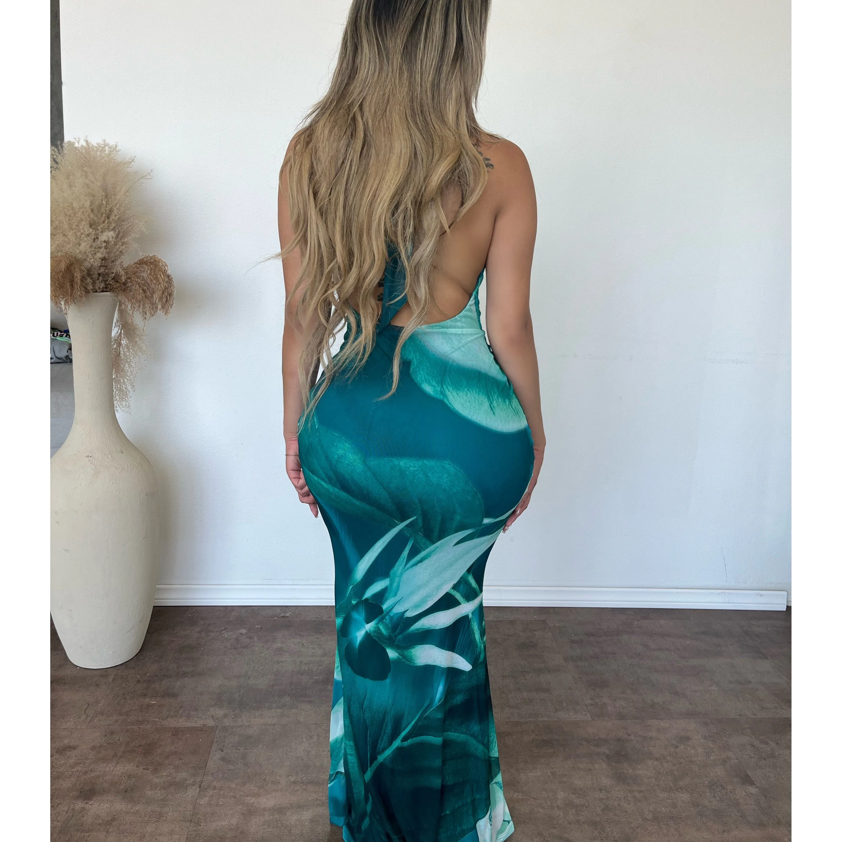 Frankie Mesh Dress (Green) sold by OOTDFash product image thumbnail 2