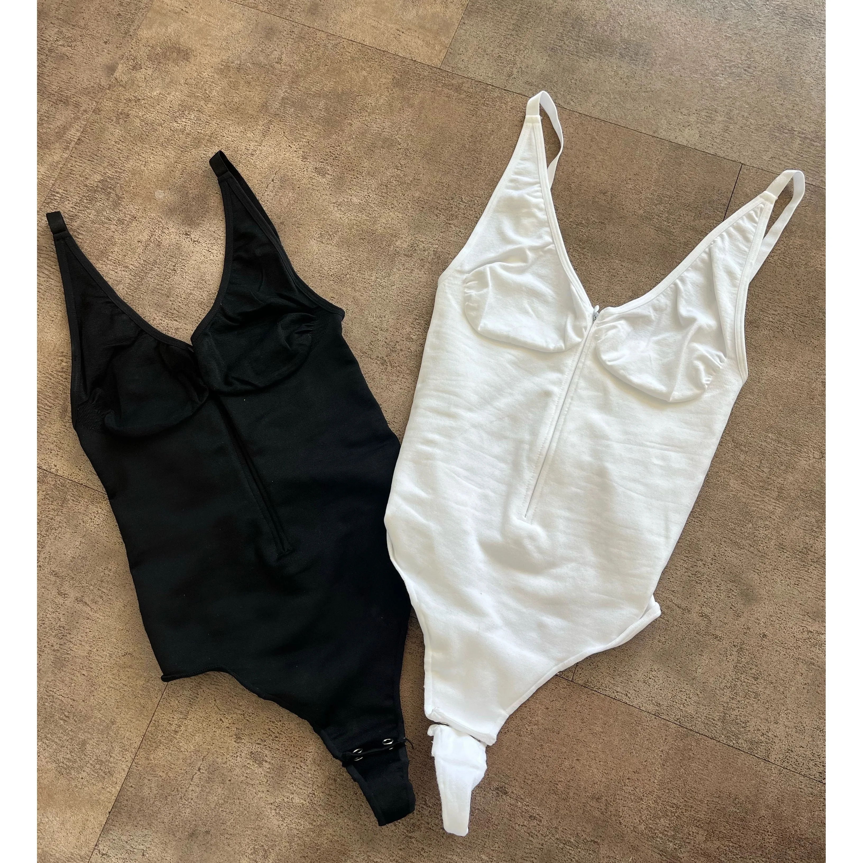 Valerie Shirring Bodysuit (White) sold by OOTDFash product image thumbnail 2