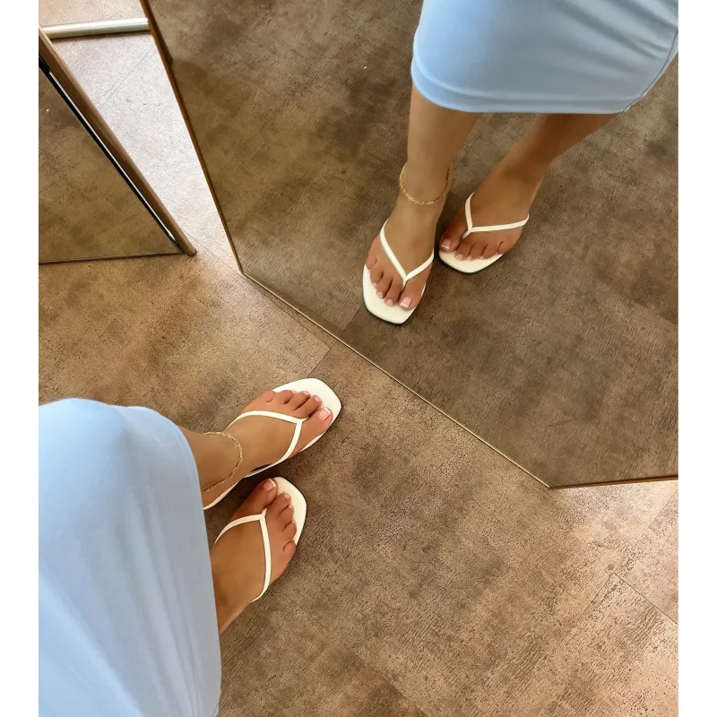 Beach Sandals (White) sold by OOTDFash