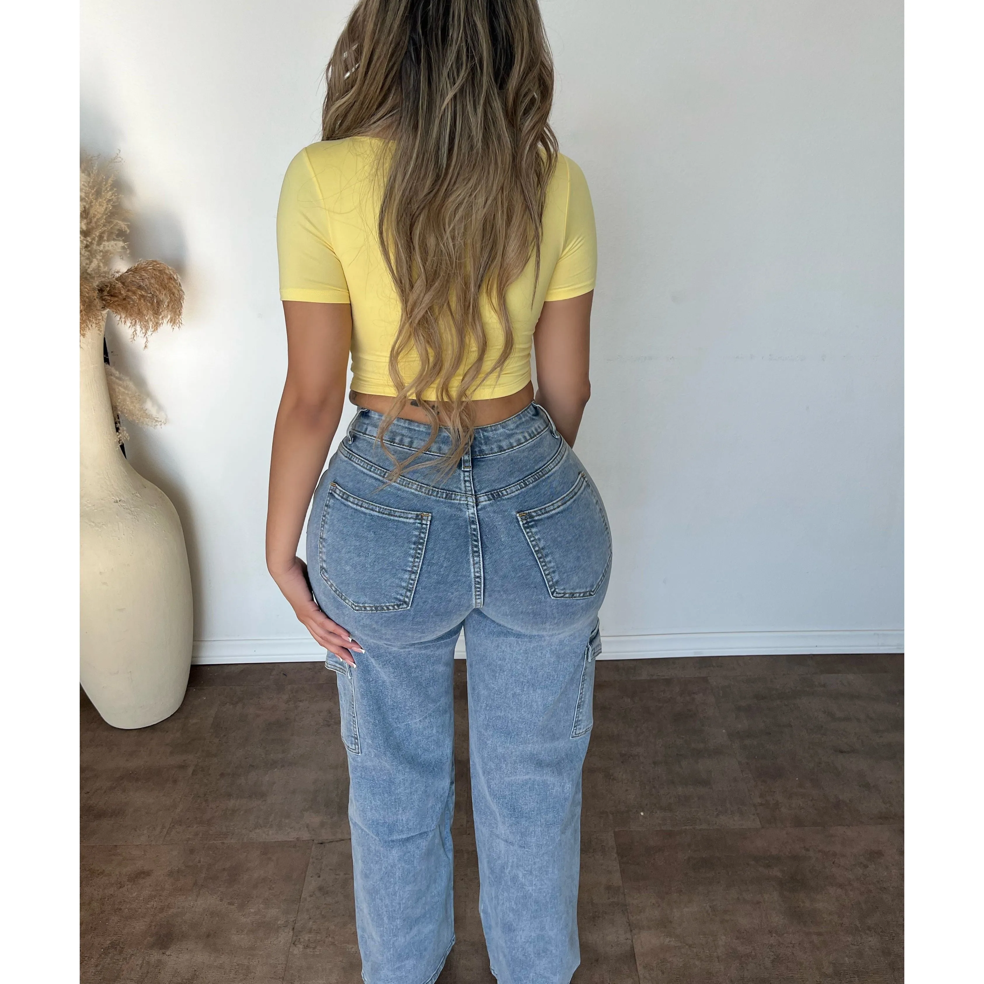 Nick Cargo Style Jeans (Blue Cargo) sold by OOTDFash product image thumbnail 2