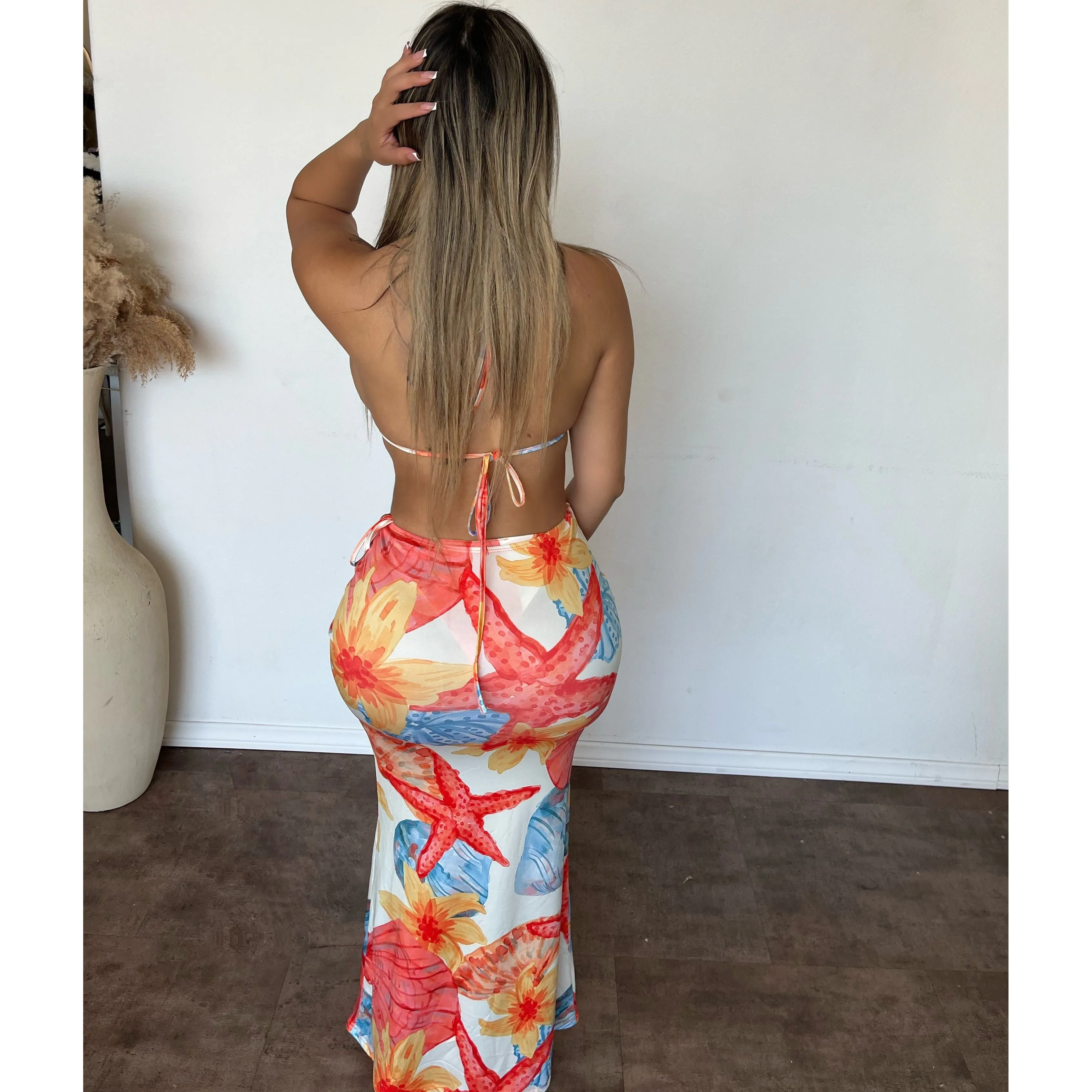 Amanda Matching Bikini Set (White Multi) sold by OOTDFash product image thumbnail 2