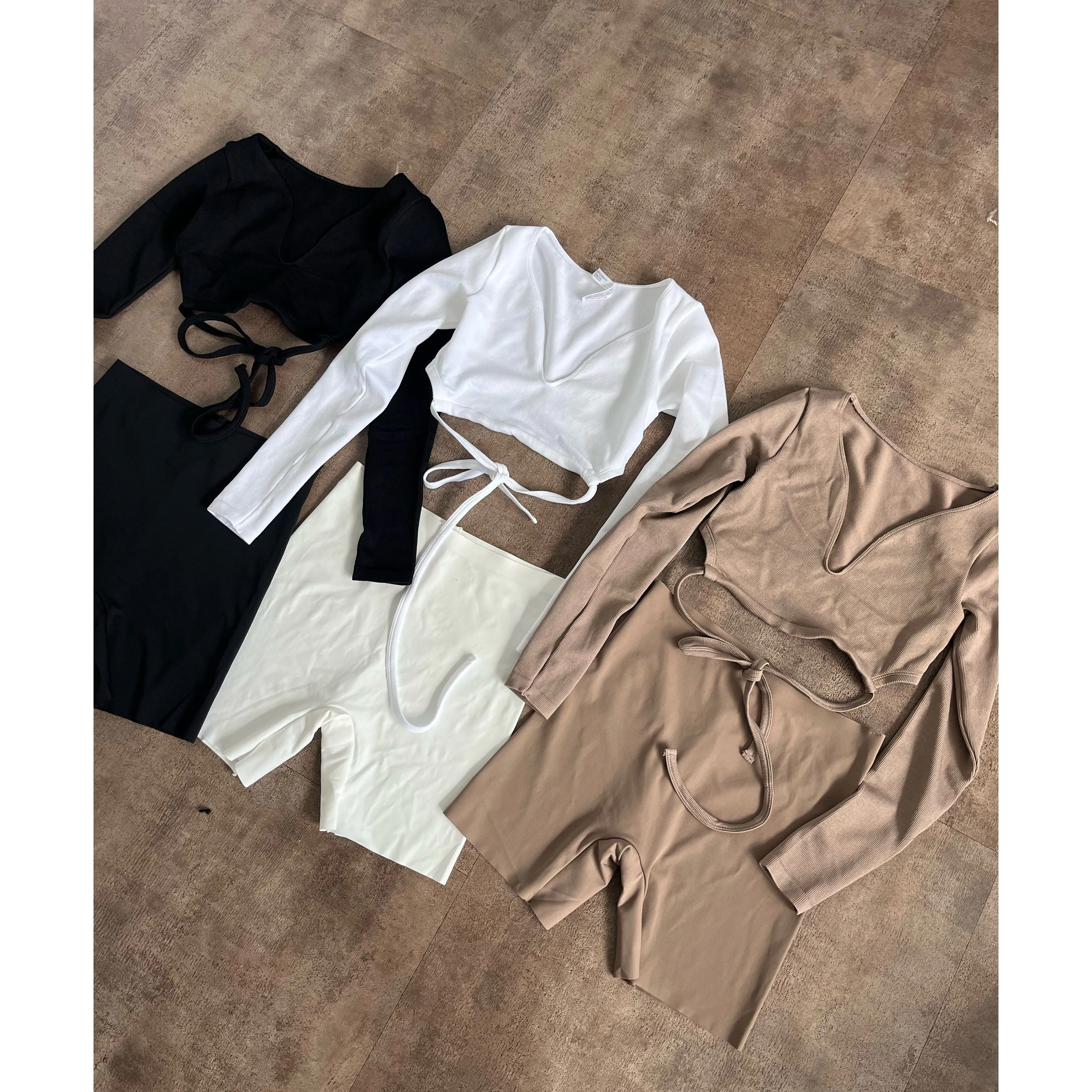 Erica Bonding Shorts (Mocha) sold by OOTDFash product image thumbnail 3