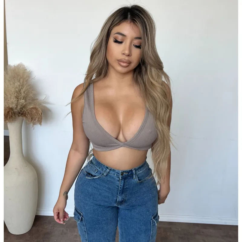 Samm Center Fr Tacking Tank Top (Ash) sold by OOTDFash