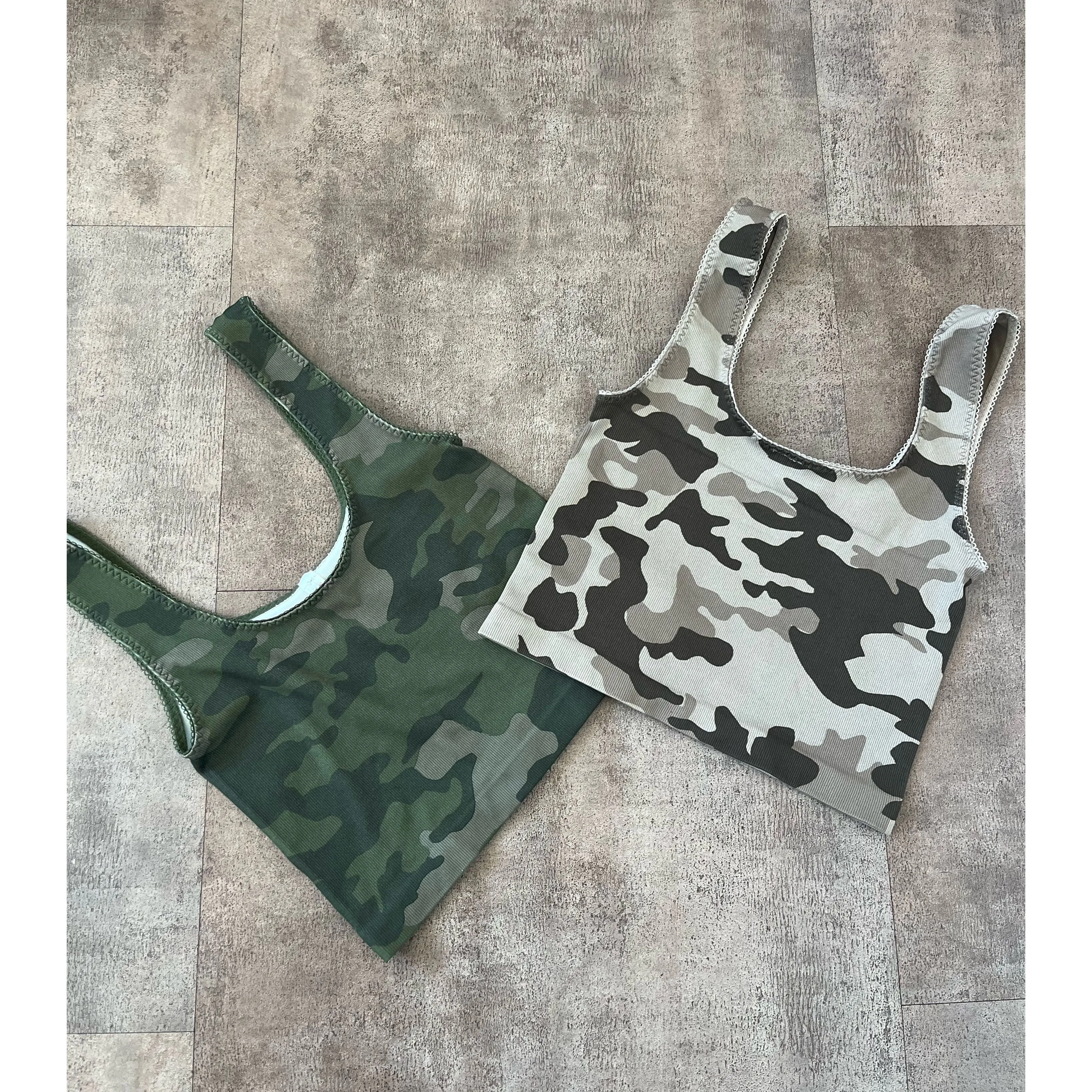 Denise Camo Print Tank Top (Ash) sold by OOTDFash product image thumbnail 2