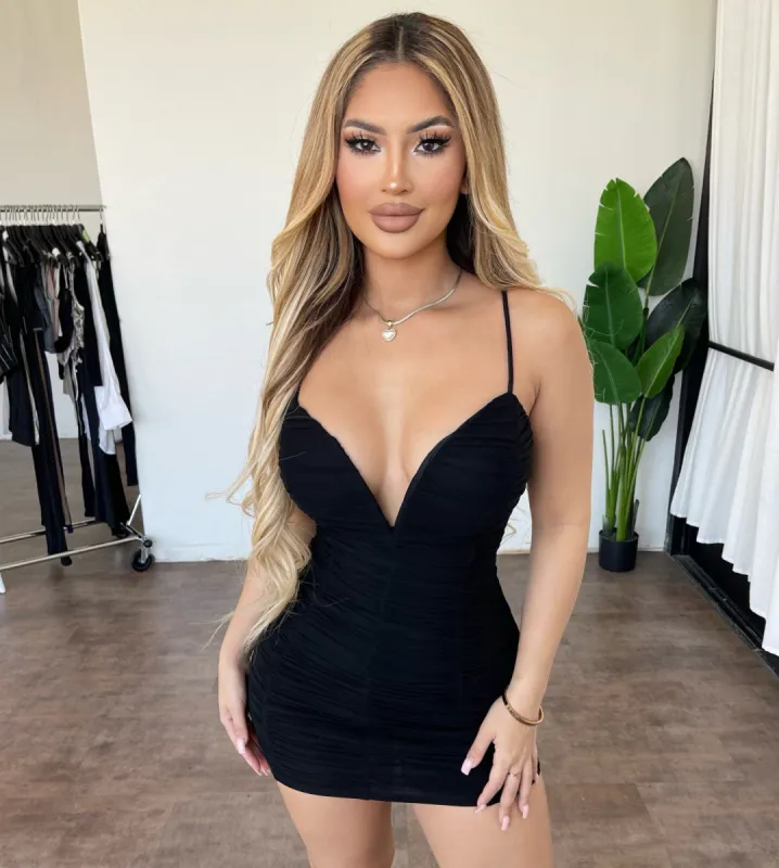 Rosa Mini Dress(Black) sold by OOTDFash