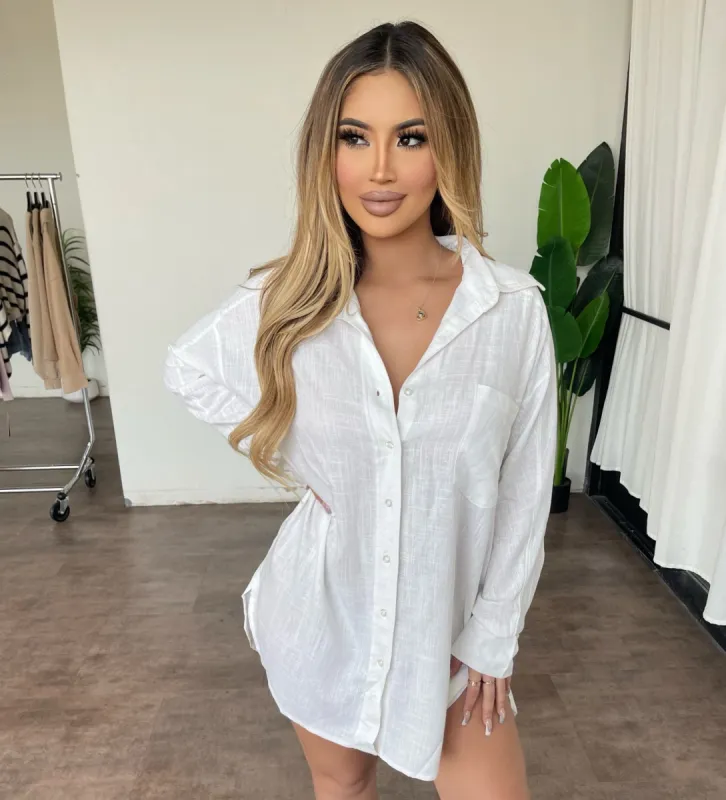 Nayeli Shirt(White) sold by OOTDFash