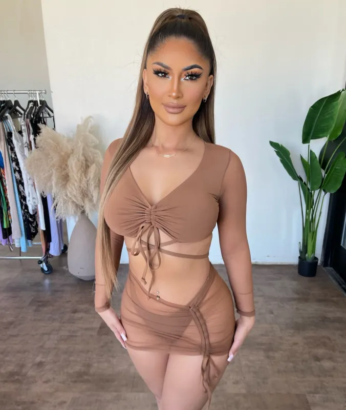 Vanessa Bikini Set(Brown) sold by OOTDFash