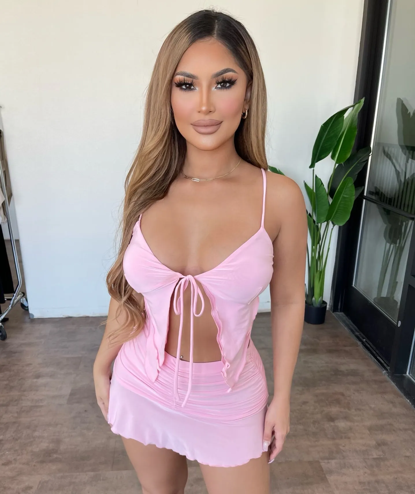 Samara Two Piece Set(Light Pink) sold by OOTDFash