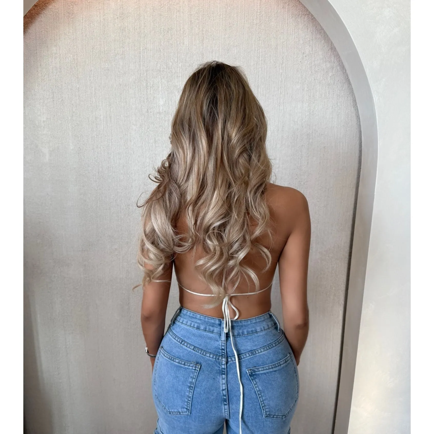 Ash Open Back Sequins Top (Lemon) sold by OOTDFash product image thumbnail 2
