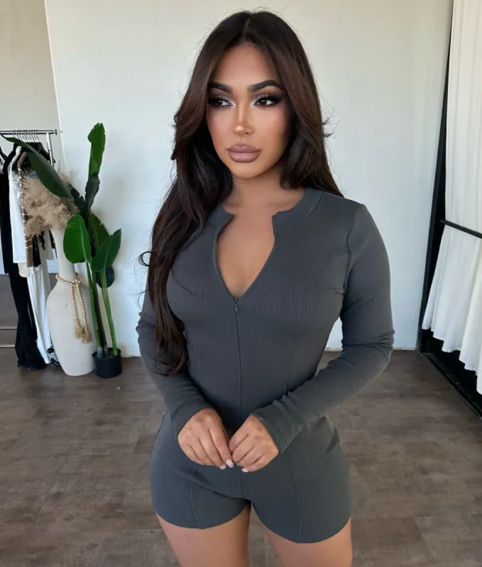 Mae Romper (Ash) sold by OOTDFash