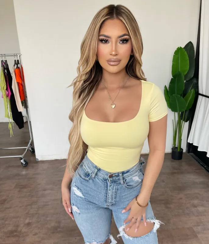 Reena Top(Yellow) sold by OOTDFash