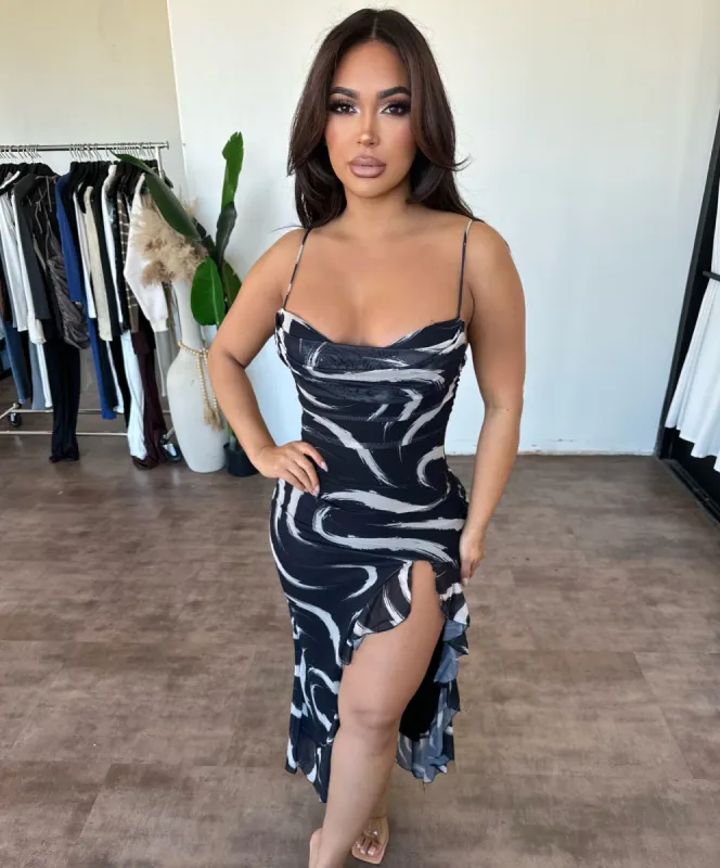 Davina Dress (Black) sold by OOTDFash