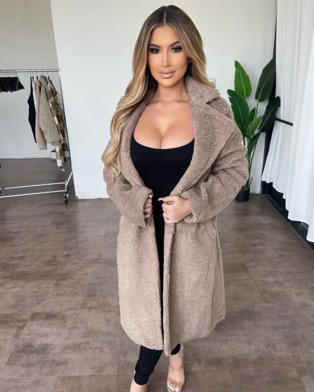 Chantell Oversized Coat(Mushroom) sold by OOTDFash