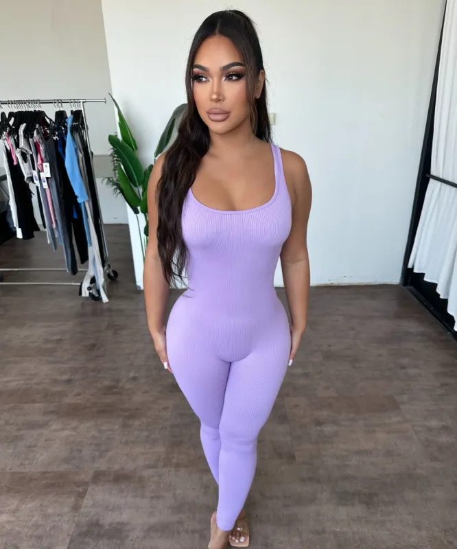 Rebecca Jumpsuit (Lavender) sold by OOTDFash