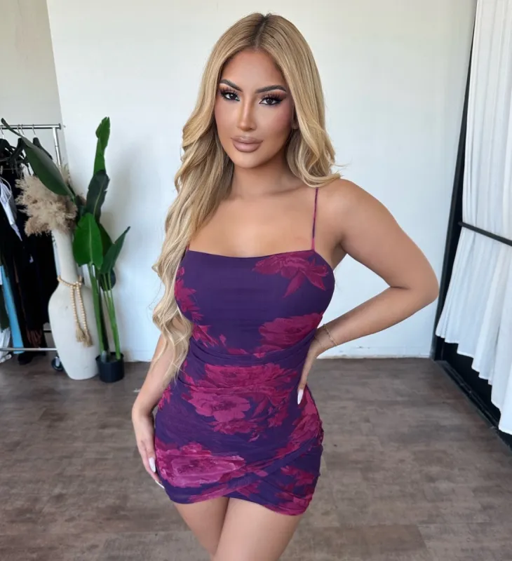 Margot Dress (Plum) sold by OOTDFash