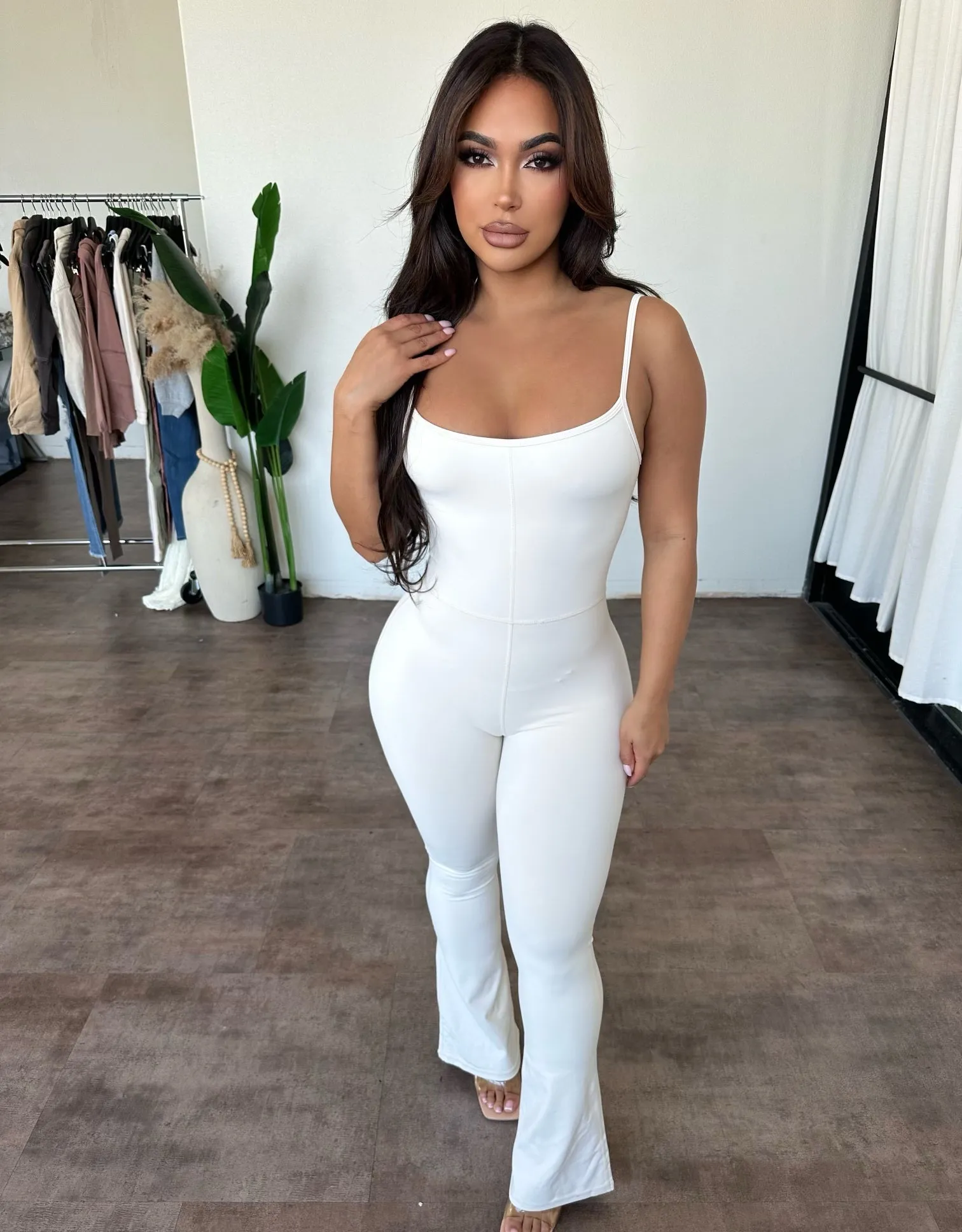 Zoe Jumpsuit (Ecru) sold by OOTDFash