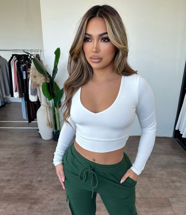 Franny Top (Ivory) sold by OOTDFash