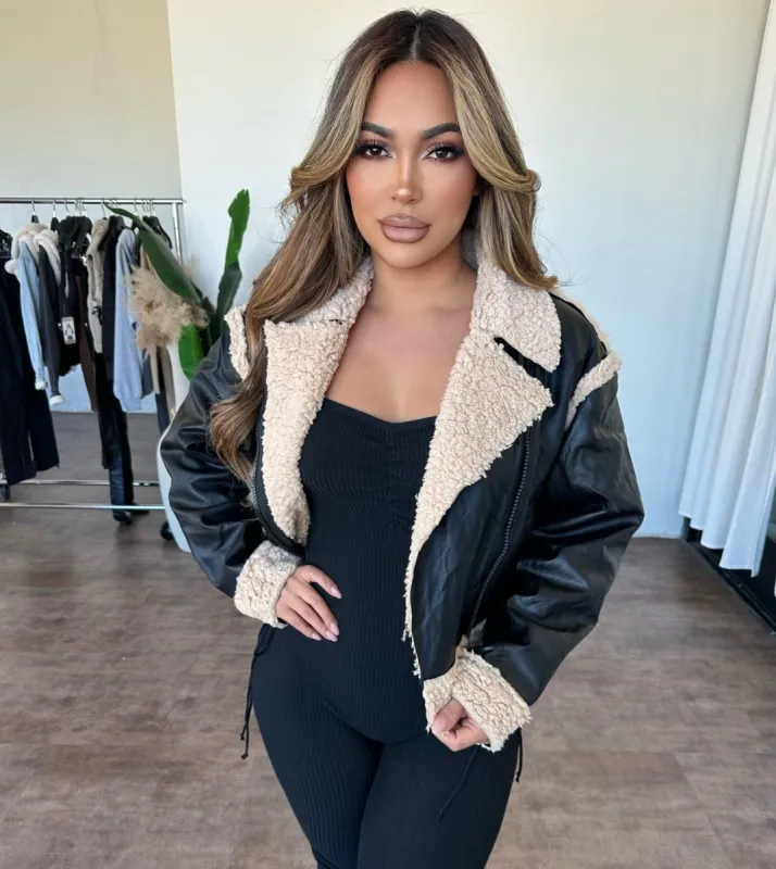 Cassie jacket (Black) sold by OOTDFash