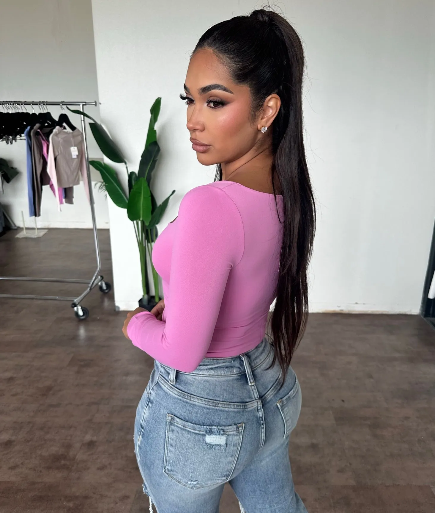 Olivia Top (Magenta Pink) sold by OOTDFash product image thumbnail 2