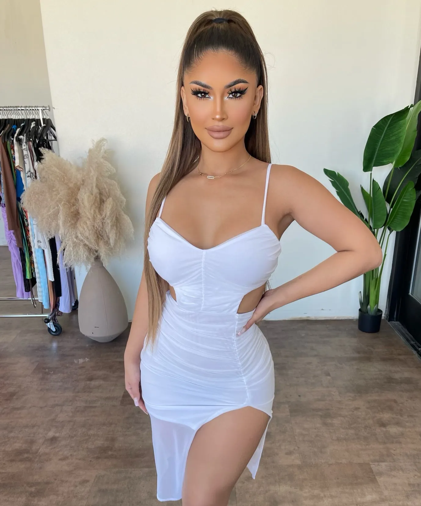 Azalea Dress (White) sold by OOTDFash