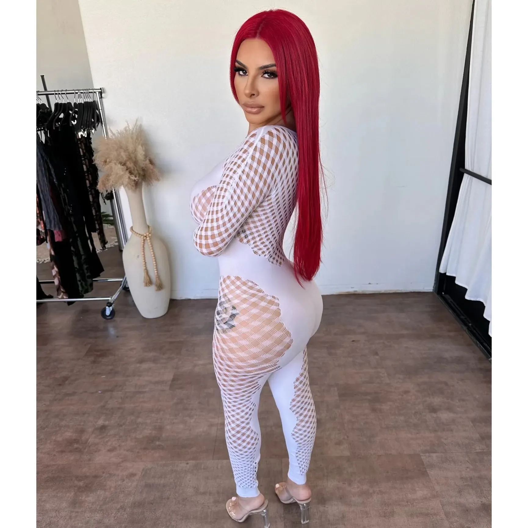 Stephanie Jumpsuit (White) sold by OOTDFash product image thumbnail 2