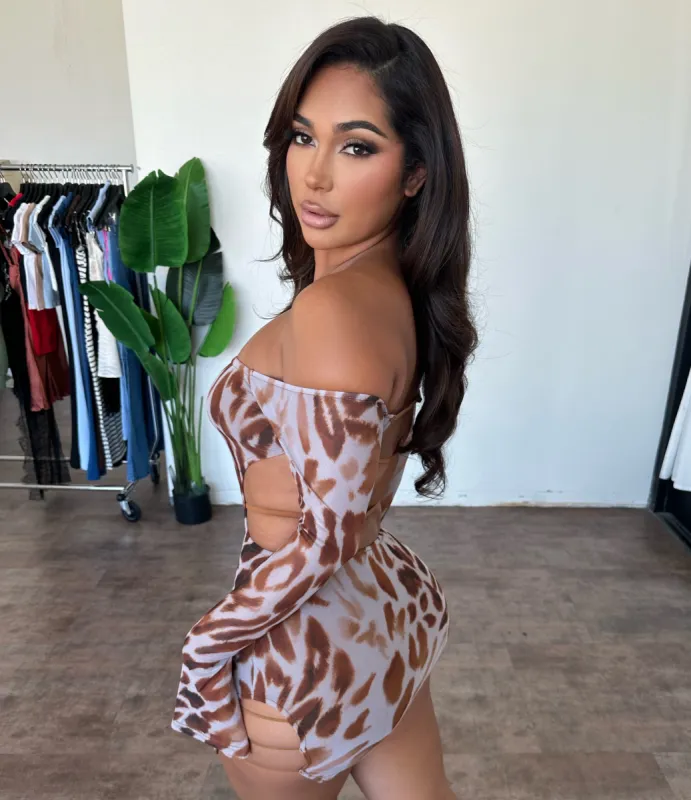 Crissy Dress (Brown) sold by OOTDFash