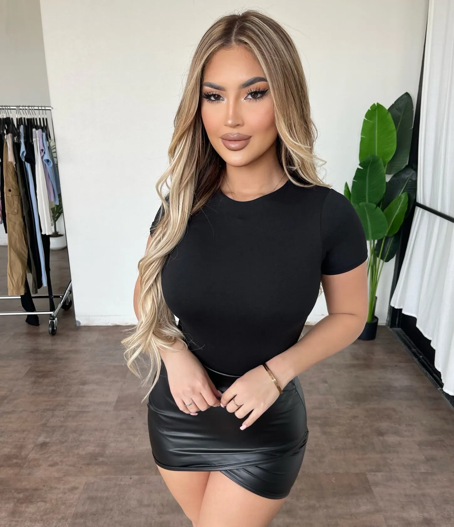 Serena Mini Skirt(Black) sold by OOTDFash