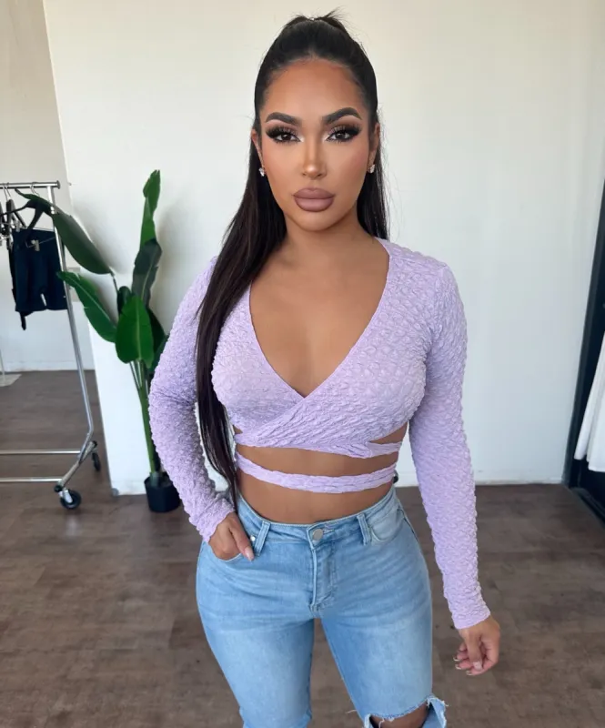 Derica Top (Lavender) sold by OOTDFash