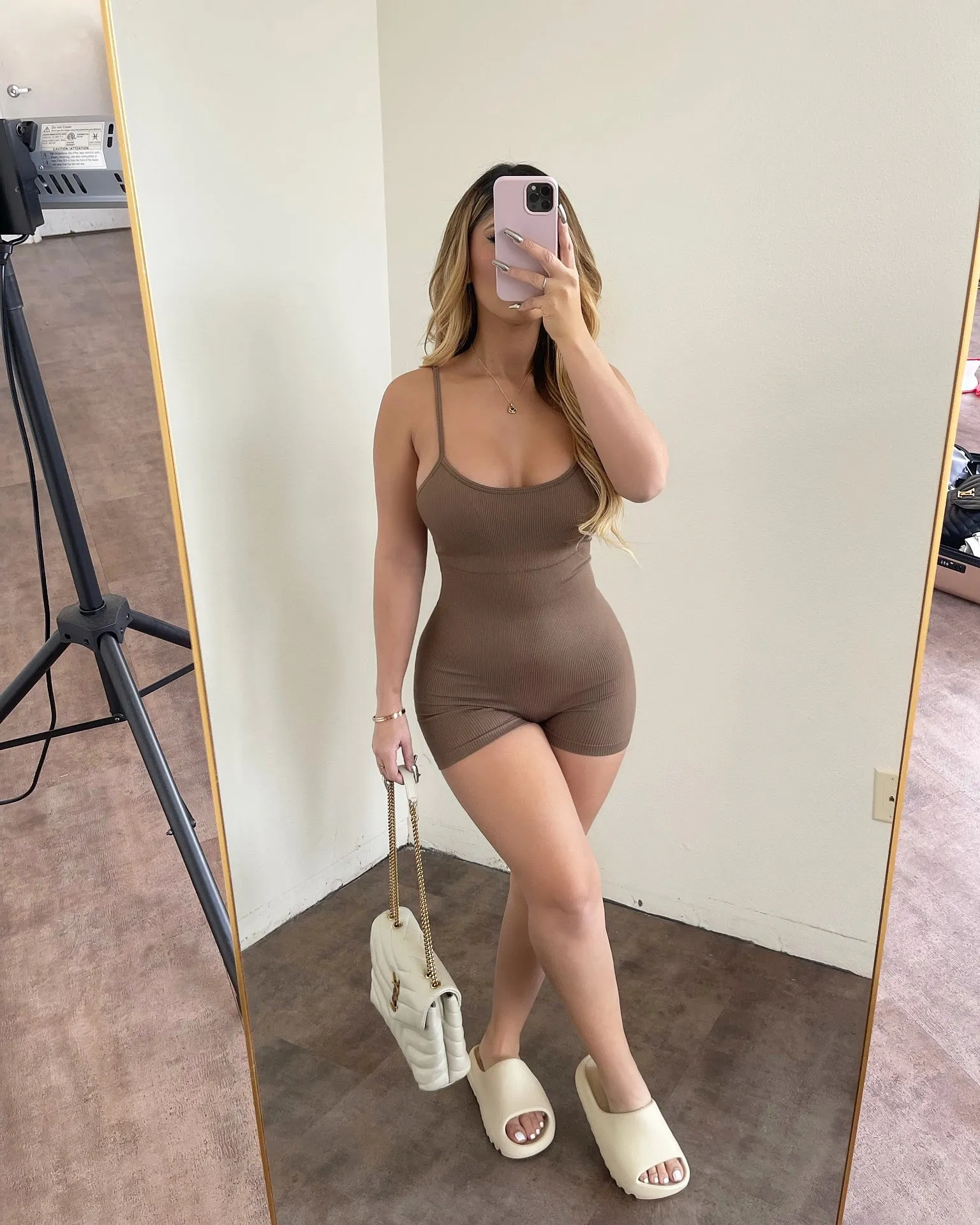 Carina Cami Romper(Brown) sold by OOTDFash product image thumbnail 2