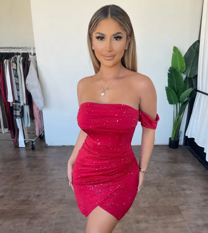 Hailey Dress(Red) sold by OOTDFash