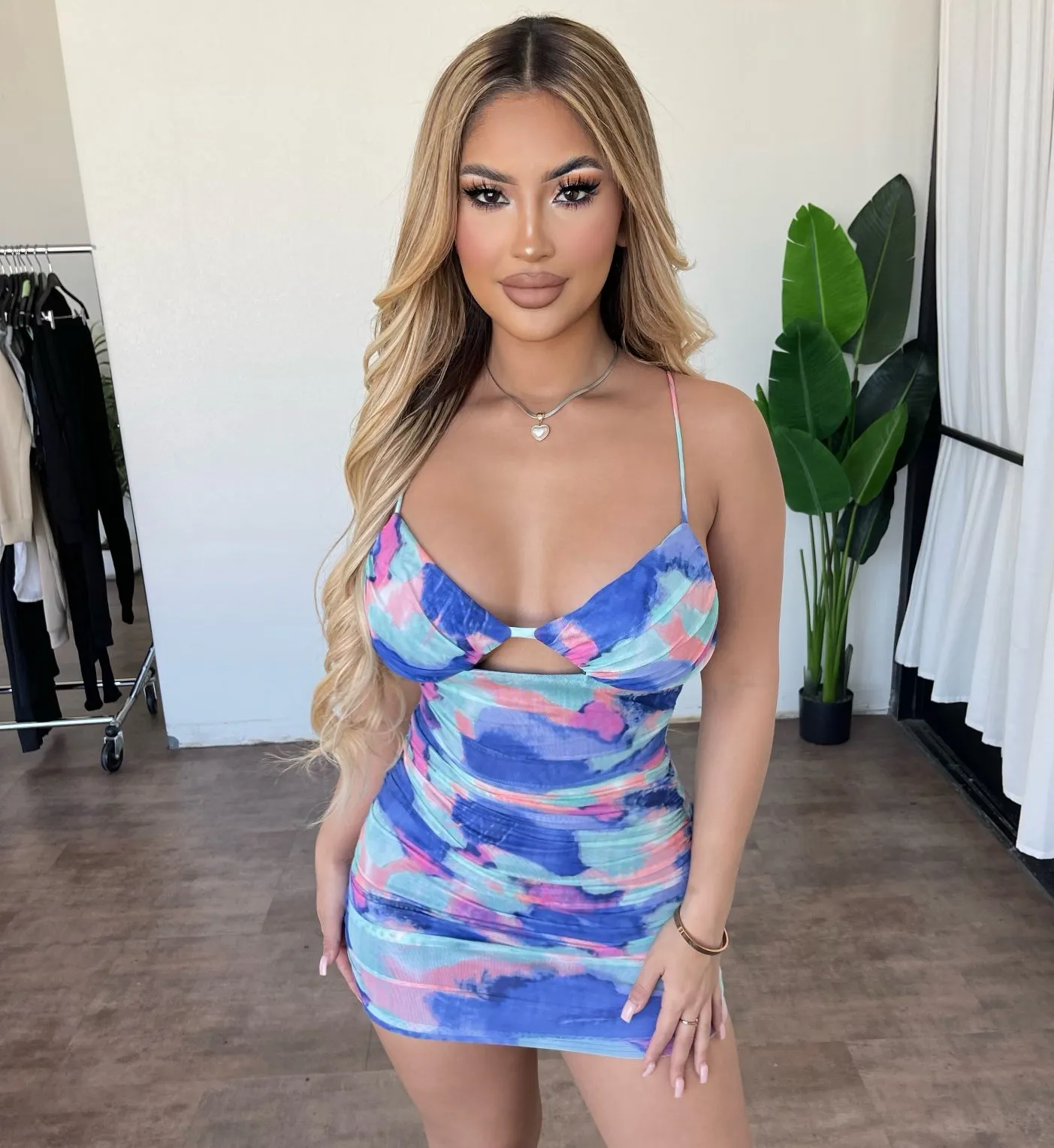 Julia Mini Dress(Blue) sold by OOTDFash