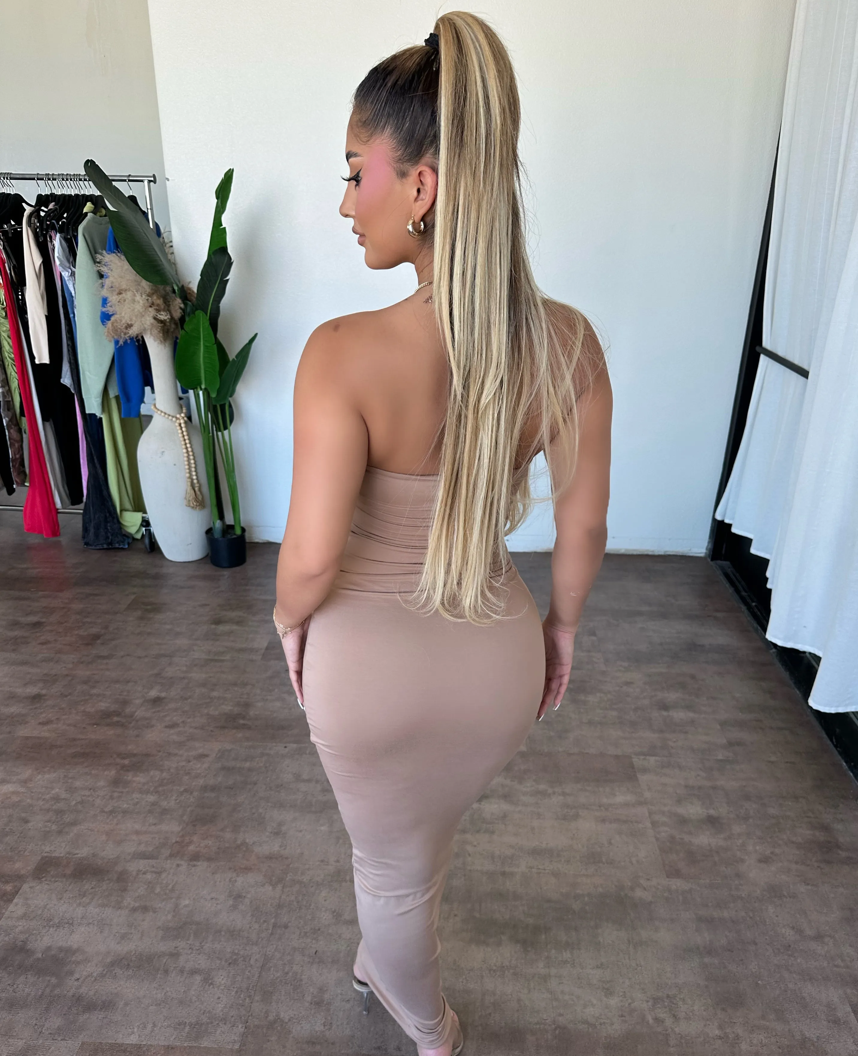 Cindy Dress (Nude) sold by OOTDFash product image thumbnail 2