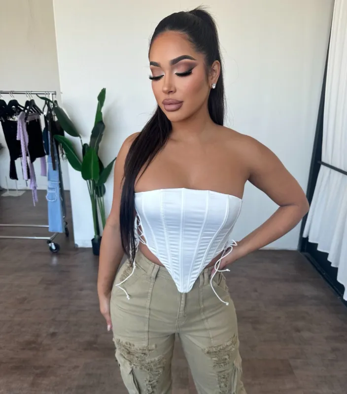 Illusion Corset Top sold by OOTDFash