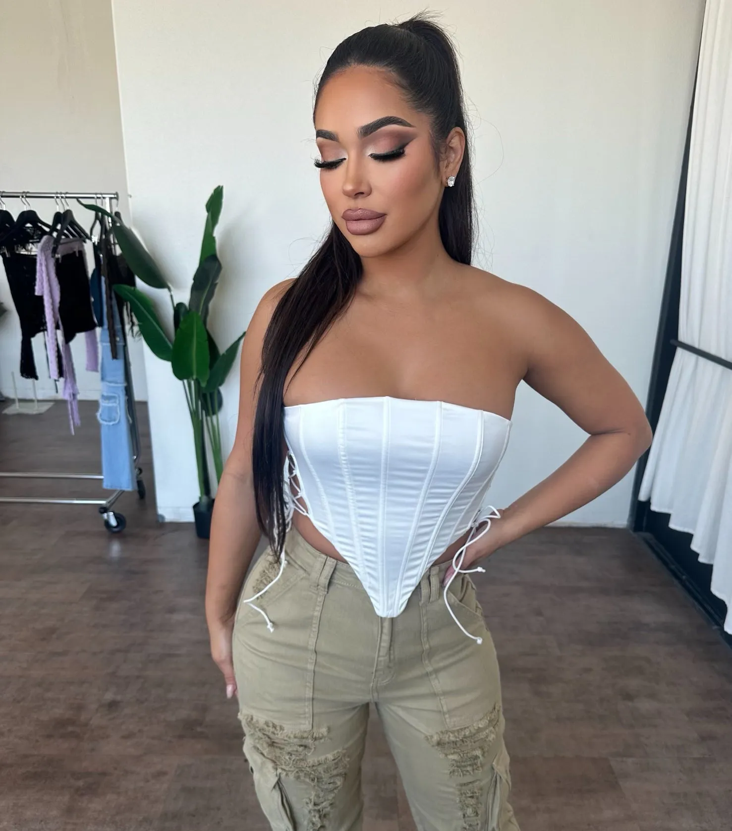 Illusion Corset Top sold by OOTDFash