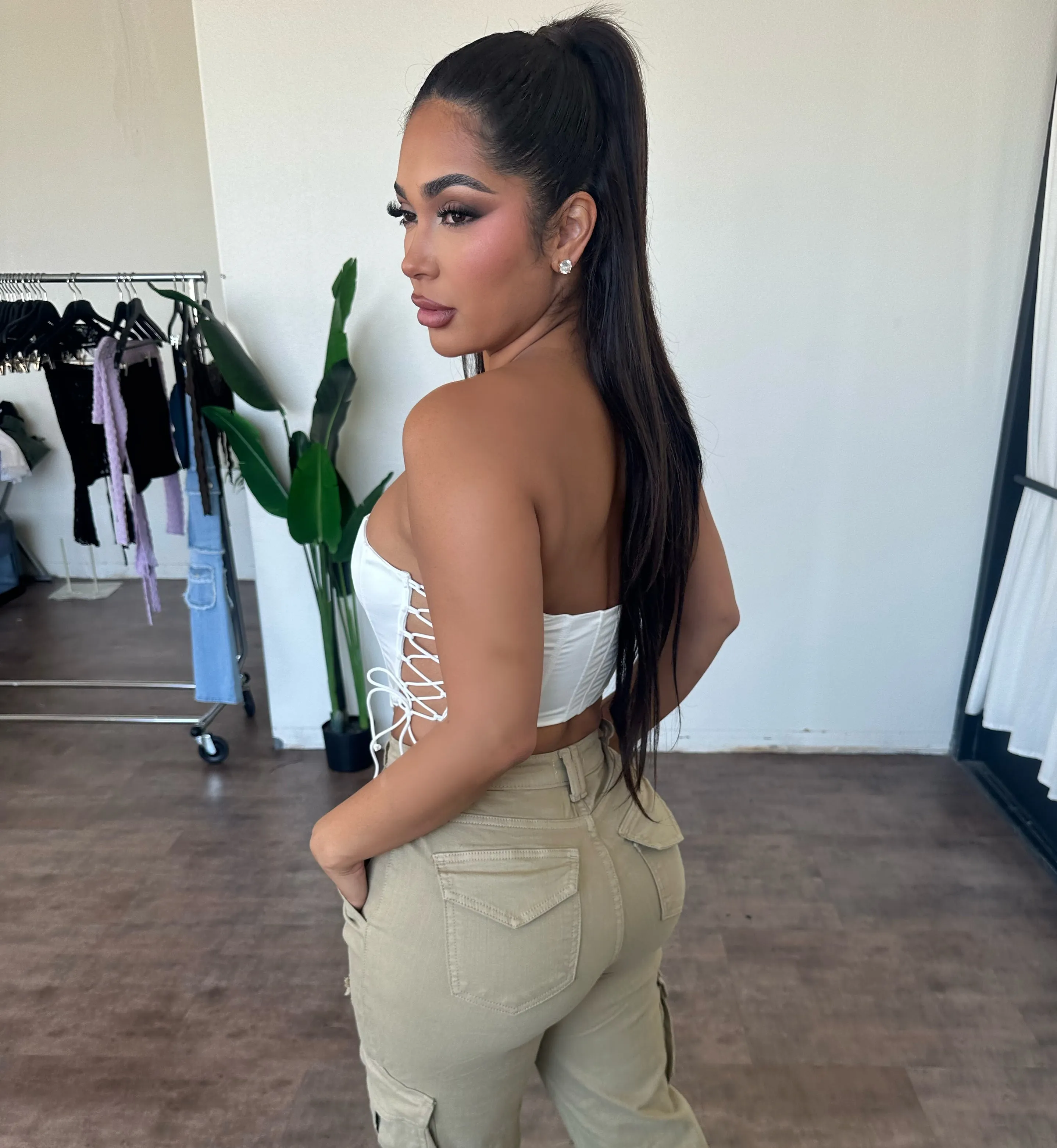 Illusion Corset Top sold by OOTDFash product image thumbnail 2