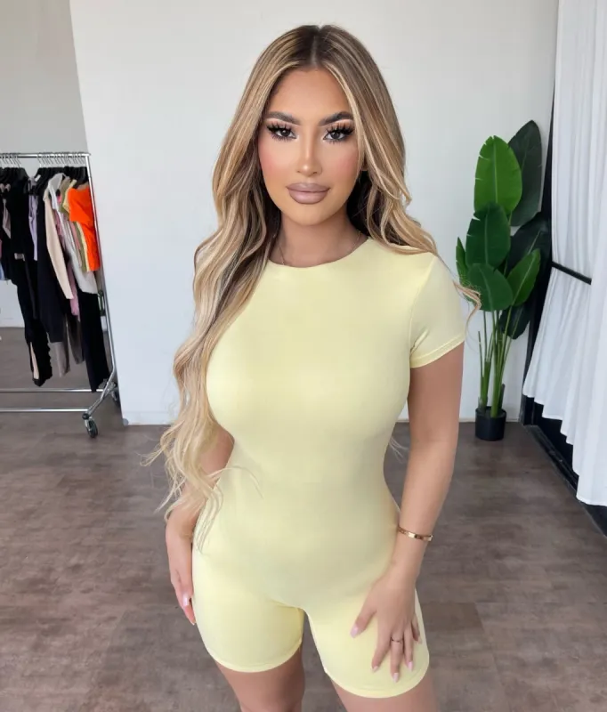 Brianna Romper(Yellow) sold by OOTDFash