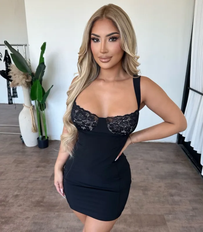 Loriel Mini Dress(Black) sold by OOTDFash