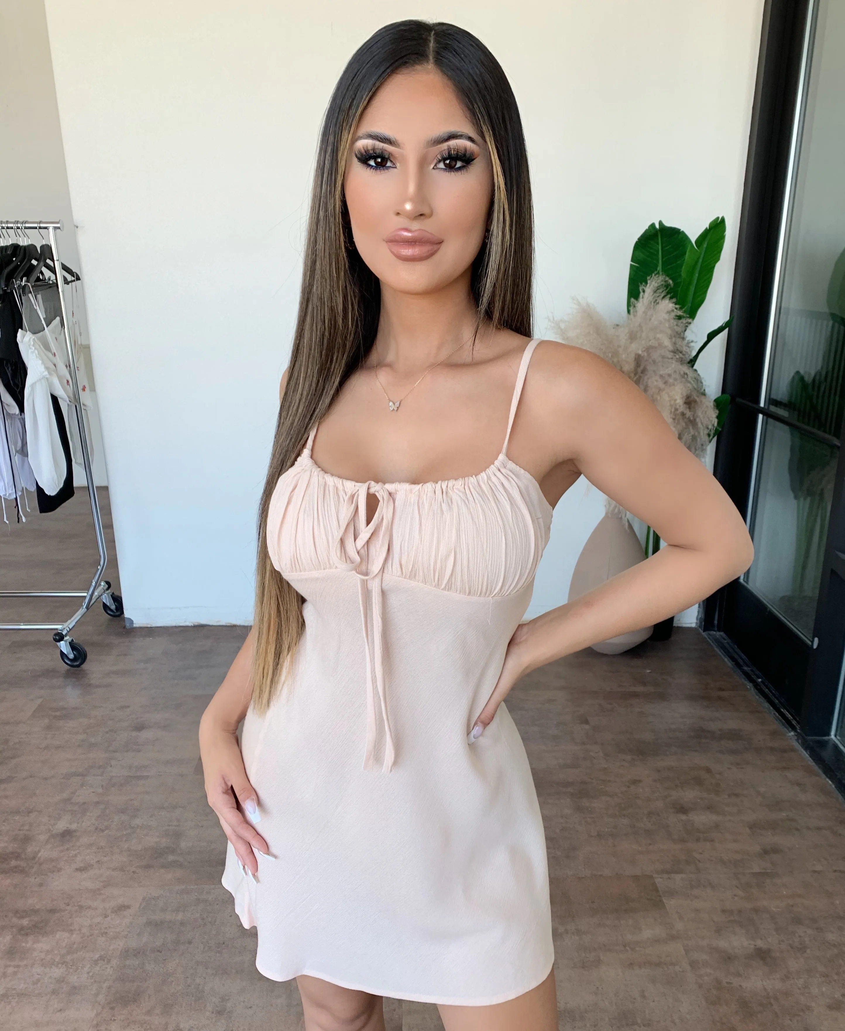 Vanity Cami Dress(Linen) sold by OOTDFash