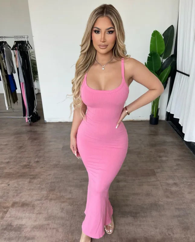 Danica Dress (Pink) sold by OOTDFash