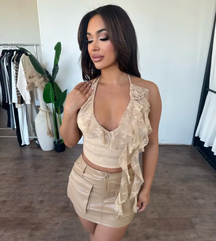 Isabella Top (Tan) sold by OOTDFash