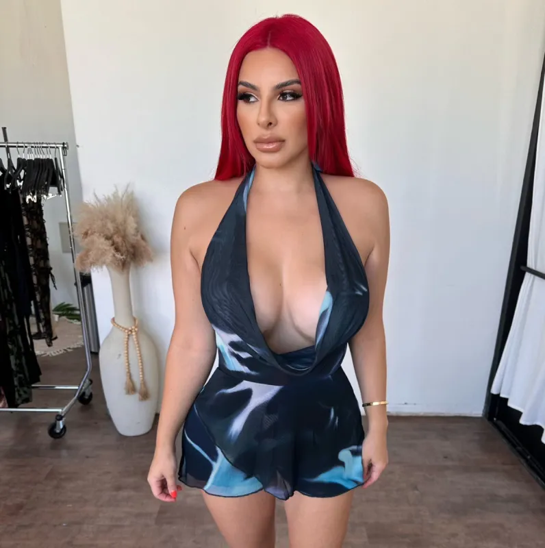 Ashley Romper (Blue) sold by OOTDFash