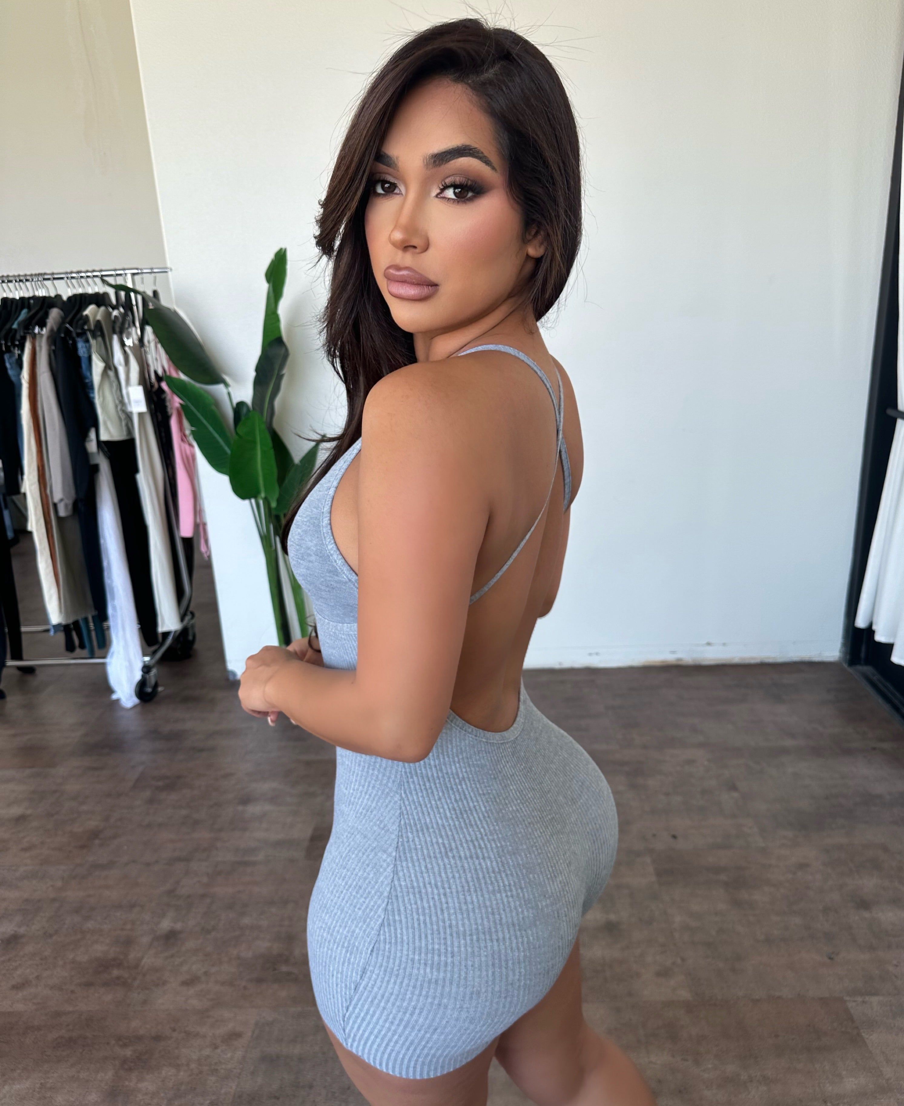 Jenny Romper (Grey) sold by OOTDFash product image thumbnail 2