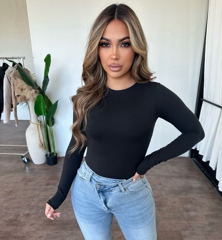 Eve Bodysuit (Black) sold by OOTDFash