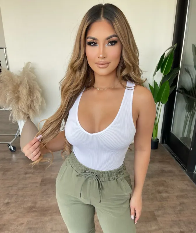 Amani Bodysuit(White) sold by OOTDFash