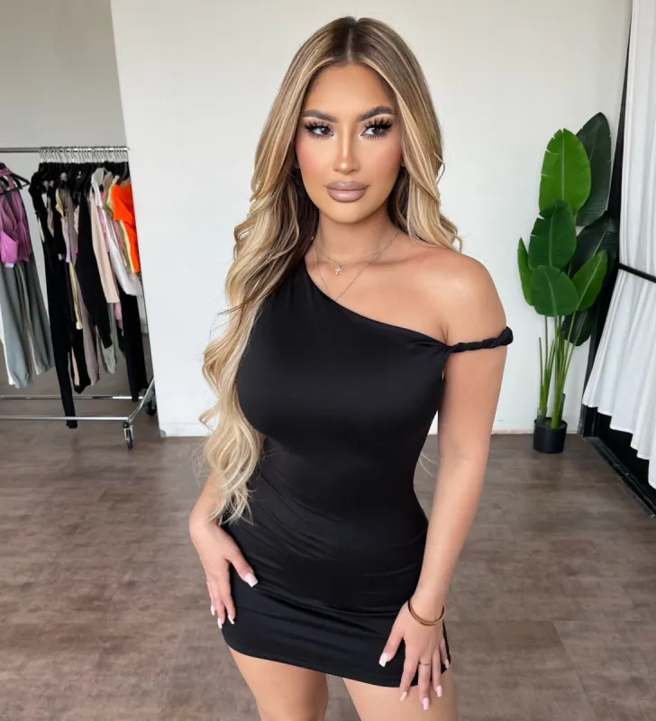 Iris Mini Dress(Black) sold by OOTDFash