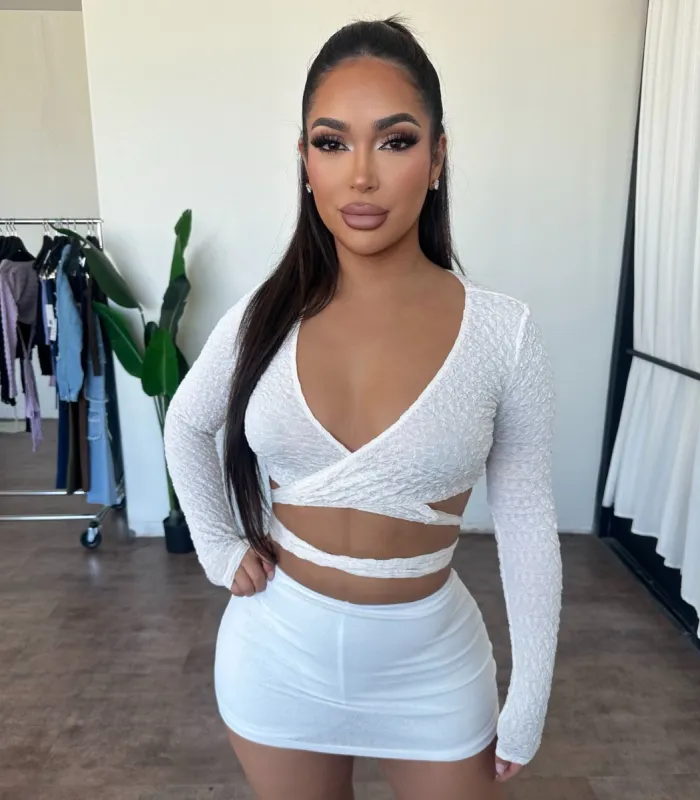 Wendy Skirt (White) sold by OOTDFash