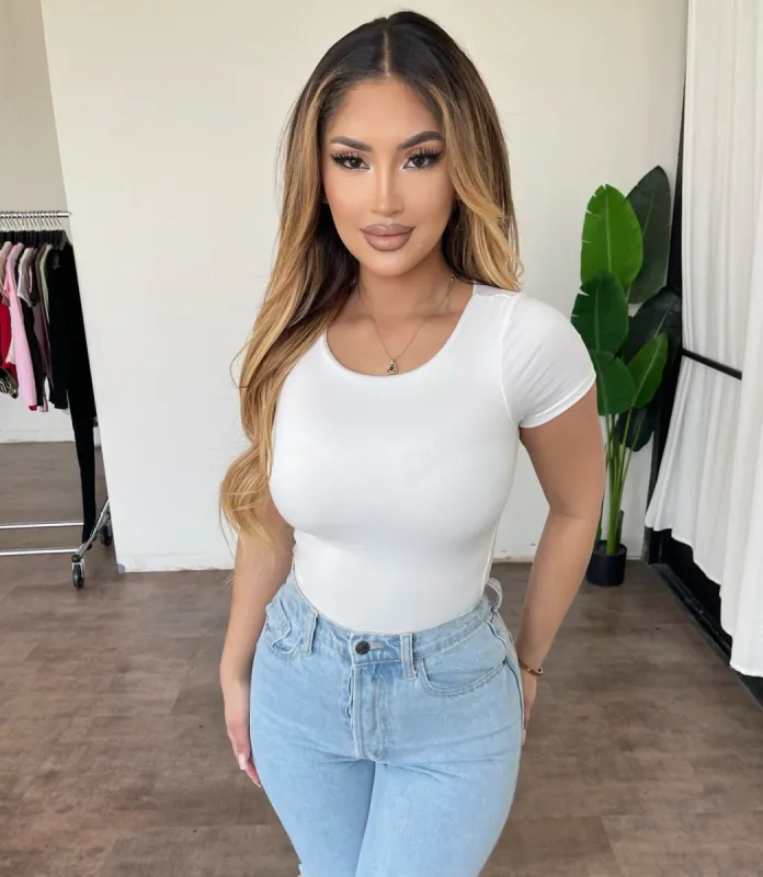 Yamilet Bodysuit(Ivory) sold by OOTDFash