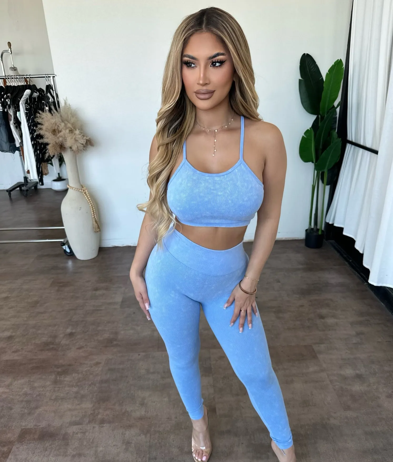 Holly Set (Blue) sold by OOTDFash