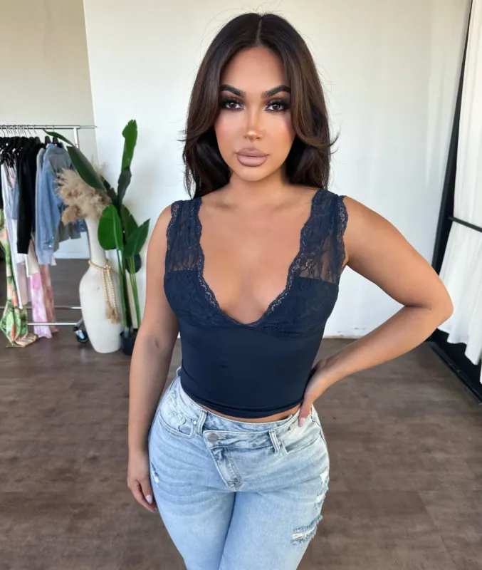 Jackie Top (Navy) sold by OOTDFash