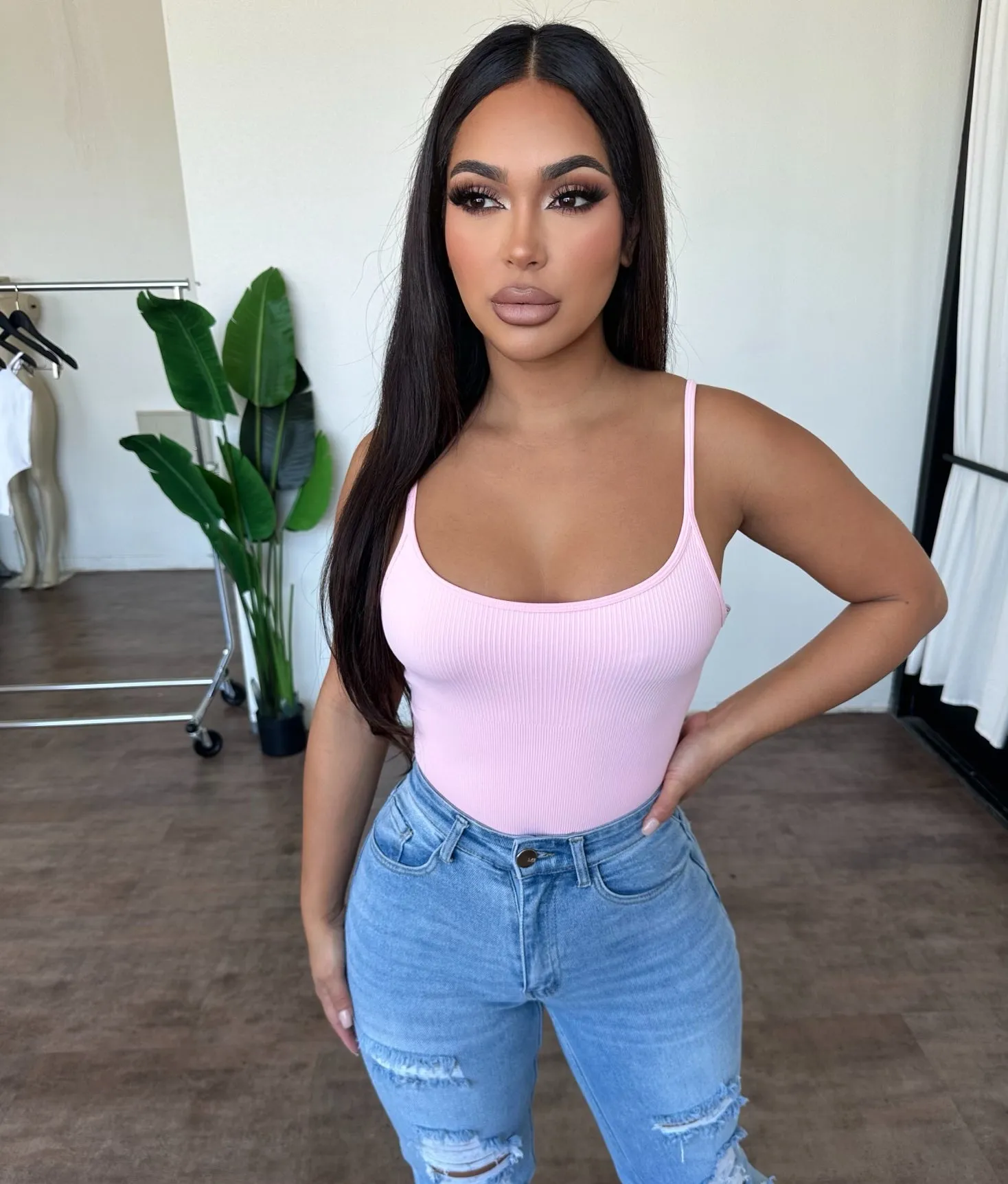 Hailey Bodysuit (Pink Blush) sold by OOTDFash